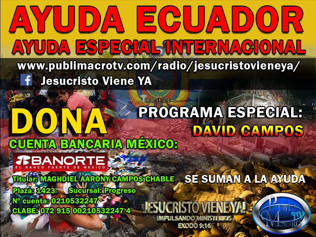 Ayuda a Ecuador