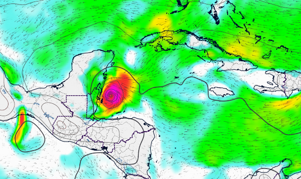 PÓSIBLE FORMACIÓN CICLÓNICA O BAJA PRESIÓN, PODRÍA DEJAR TORRENCIALES LLUVIAS A LA PENÍNSULA DE YUCATÁN, EL  MIERCOLES 17 DE SEPTIEMBRE DEL 2025.