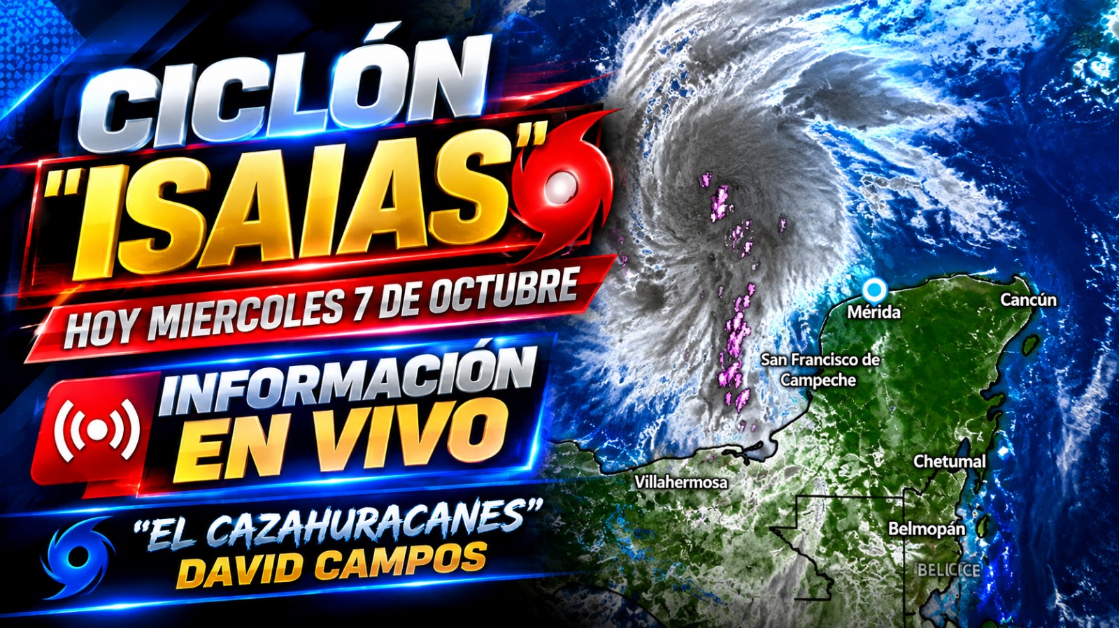 CICLON ISAIAS CRECERA HASTA HURACAN CATEGORIA